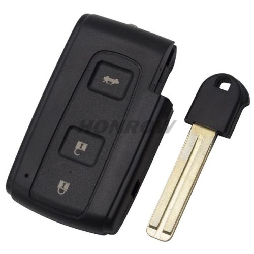 For To crown 3 button remote key blank with To48 blade