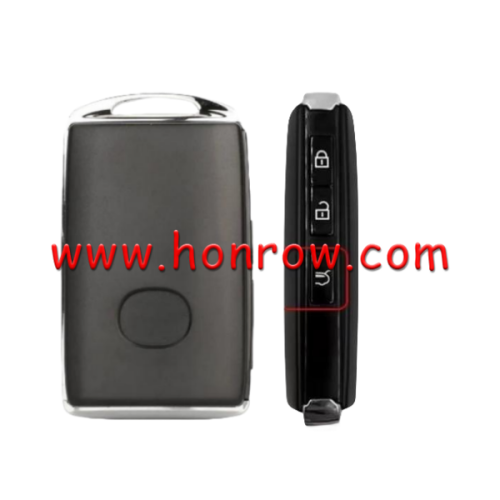For Mazda 3 button smart remote key with 433MHz AES 6A CHIP  Model: SKE11E-01 P/N: BCYB-67-5DYA / BCYB-67-5DY with Hatch button