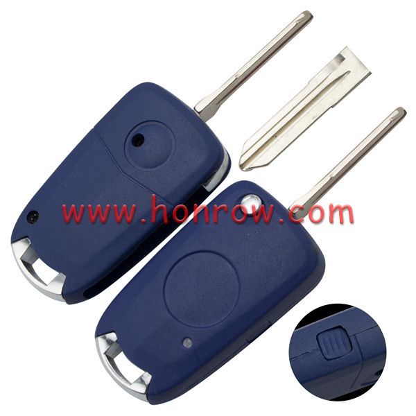 For Fi 1 button flip remote key blank