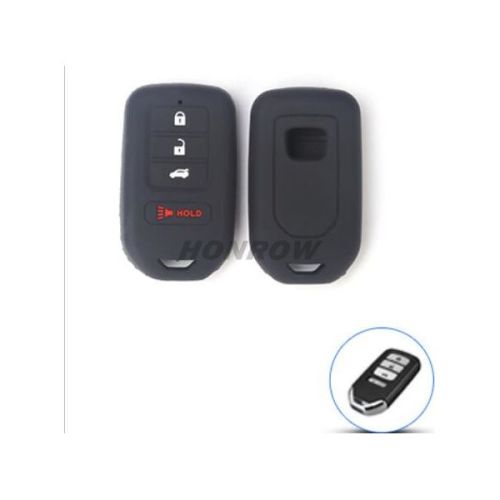For Honda 4 button silicon case black color
