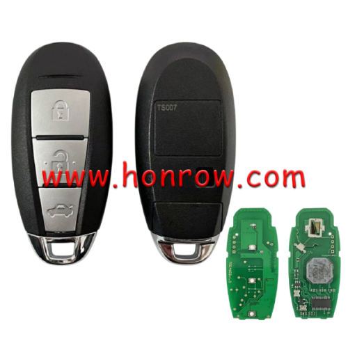 For Suzuki 3 button Smart Remote Key with 433Mhz PCF7952A ID46 Chip  FCC ID: TS008 37172-57L10