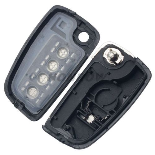 For Nissan 3+1 button remote key blank