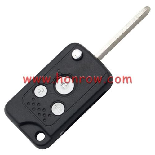 For Ho 3 buttons modified folding remote key blank