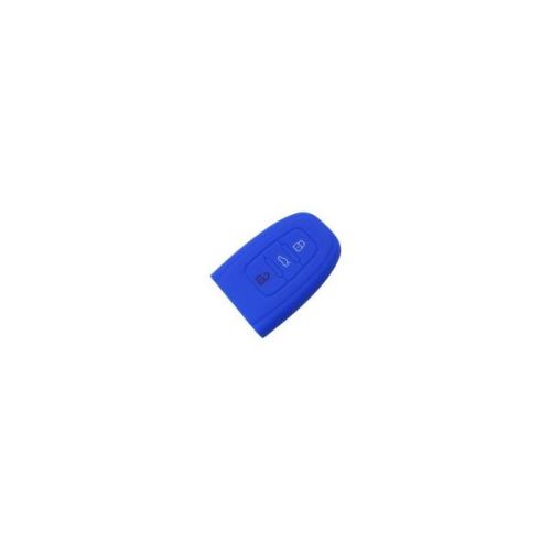 For Audi 3 button Silicone Case blue color (MOQ: 50pcs)