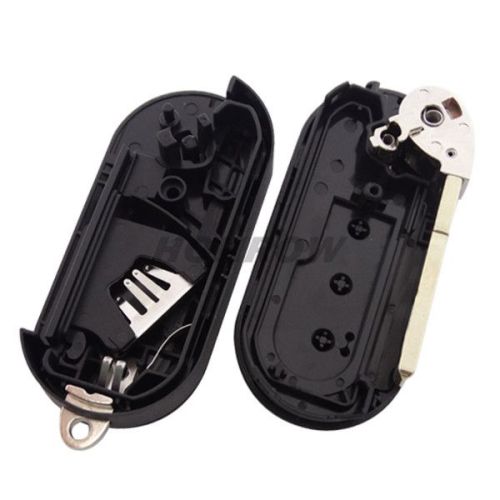 For Fi 3 button remote key blank with Sip22 blade black color