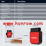 Autel MaxiAP AP200C Wireless OBDII Scan Tool with ABS SRS Oil Reset EPB SAS DPF BMS Throttle for iOS & Android Diagnostics Tool