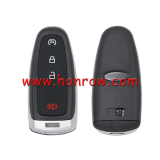 For Ford 3+1 button keyless remote key with PCF7953 AC1500 chip-434mhz ASK model FCCID:M3N5WY8609