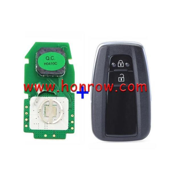 For Toyota 2 button RAV4 Avalon Lonsdor FT11-H0410C Smart Keyless Go Remote Key Board with 433.58/434.42MHz 8A P4 :91 00 AA AA         91 00 A9 A9