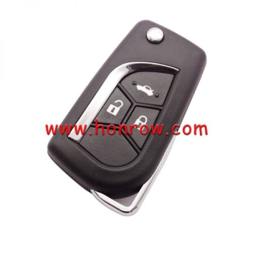 For Toyota modified 2 button key shell with TOY 43 blade