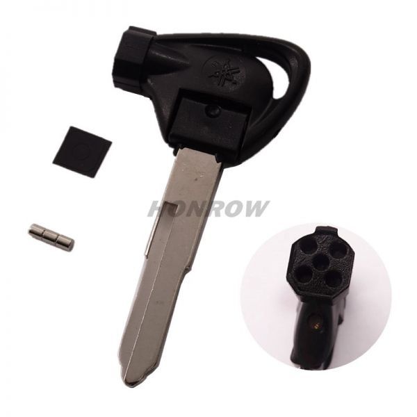 For Yamaha  motorcycle transponder key blank with right blade