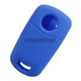 For Opel 2 button Silicone case (blue color) MOQ:50pcs