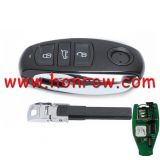 For VW Touareg 3 button  keyless go smart key remote key with PCF7945AC CHIP and 433MHZ PN:7P6959754AE