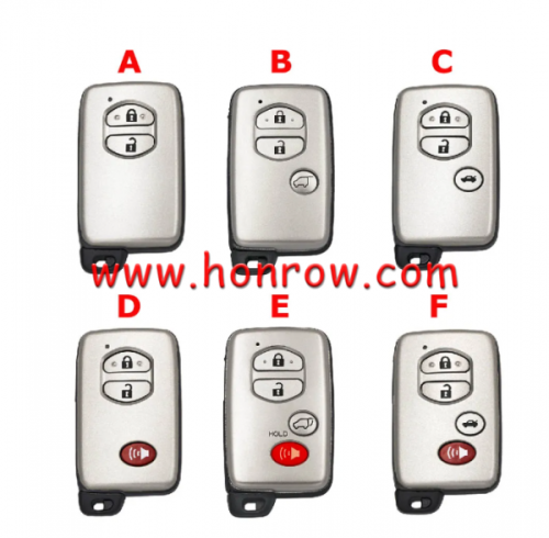 Lonsdor LT20-01 Smart Key with key shell 8A+4D Adjustable Frequency For Toyota & Lexus 3370 0140 A433 F433 5290 Support K518 & K518ISE & KH100+ Support Frequency: 312MHz/314.35MHz/315.12MHz/433.92MHz