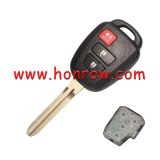 For Toy 3 Button remote key with 314MHz H Chip  FCCID:GQ4-52T
