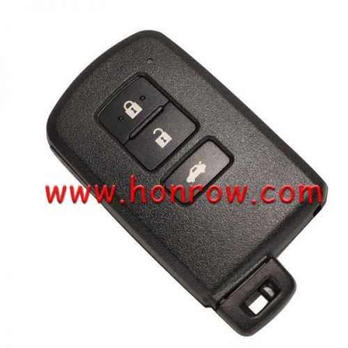 For Toy 3 button smart remote key shell with white Battery holder ,the button is square