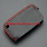 For Peugeot 3 button key cowhide leather case.