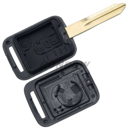 For Nis 2+1 button remote key shell （the plastic part is rectangle）