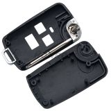 For Hyu 3 button modified flip remote key blank