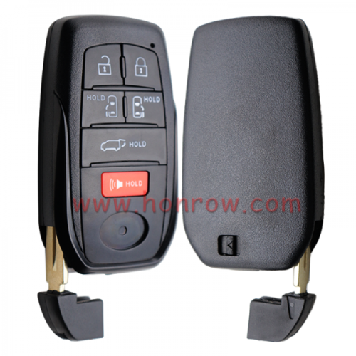 For Toy 5+1 button smart remote key blank