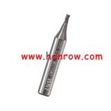 Raise 2.0mm Milling Cutters Carbide Steel For Key Machine φ2.0xD6x40x3F