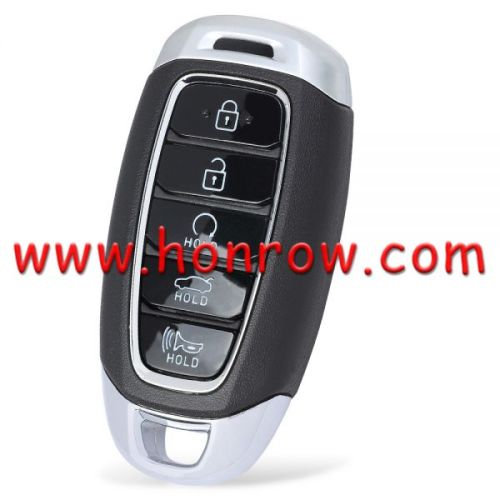 For Original Hyundai 5 button keyless go Smart Remote Key Fob with 6A chip 433Mhz