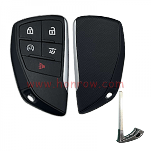 For Chevrolet 4+1 button smart remote key blank