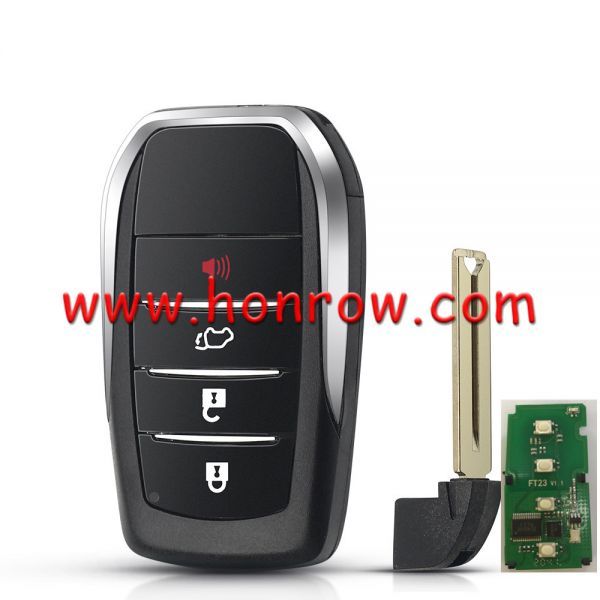 For Toy 3+1 button Keyless Smart Remote Key with 4D-ID71 Chip 315Mhz Board 7930 for Toy Prado Land Cruiser Car Intelligent Remote Key