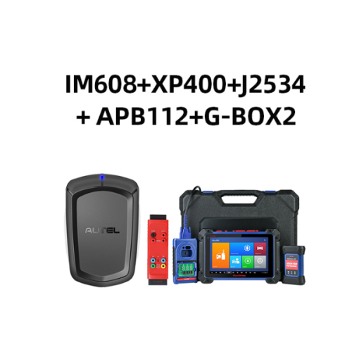 Free shipping Europe+USA+UK Original Autel IM608 MaxiIM+XP400+J2534+APB112+G-BOX2 OBD2 Scanner OBDII Car Auto Diagnostic Tool OBD 2 All System Key Programming