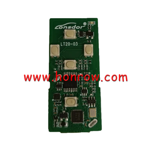 Lonsdor LT20-03 Smart Key PCB 8A+4D Adjustable Frequency For Toyota 0780 Support K518 & K518ISE & KH100+ Transponder chip: ID71 CHIP P1:9F Frequency: 433MHz 271451-0780
