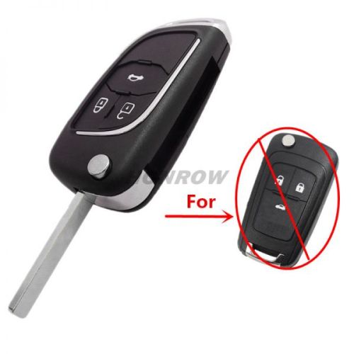 For Chevrolet 3 button modified remote key blank