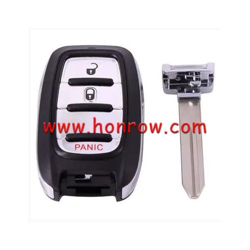 For Chrysler 2+1 remote key blank with emergency Key Blade