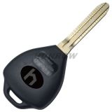 For To 2+1 button remote key blank with red panic