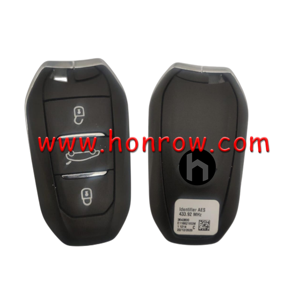 For Opel 3 button smart remote key keyless go with IM3A HITAG AES NCF29A1 chip original board+after market key shell