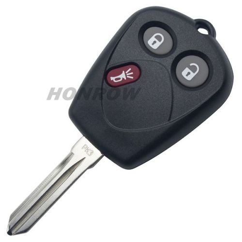 For SAAB 3 button remote key blank