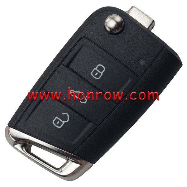 Original For VW golf MK7 3 Button remote control FCCID is 5G0959753BB  with 433MHZ with ID48chip