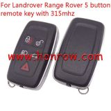 For Range Rover keyless 5 button remote key with 315mhz