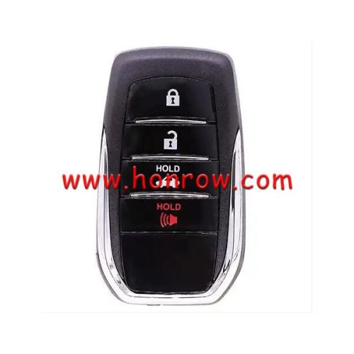 For Toy Keyless Smart Remote 3+1 Button FSK 434.4 MHz Keyless-Go Remote Control Key / Board 61E066-0020 / 8A CHIP / TOY12 /