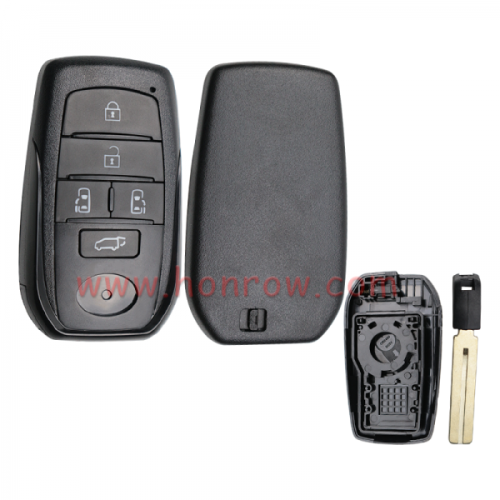 For Toy 5 button remote key blank with Blade