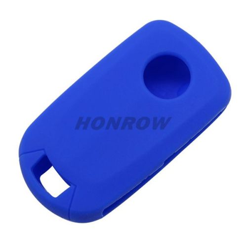 For Opel 3 button Silicone case (blue color) MOQ:50pcs