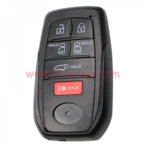 For Toy 5+1button remote key blank with Blade