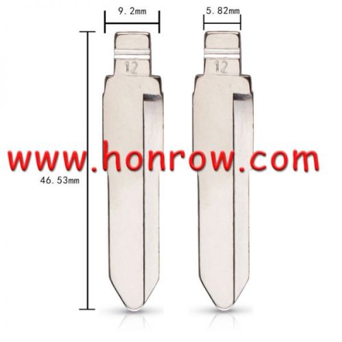 KEYDIY blade 12#  for ISUZU Remote Car Key Blade