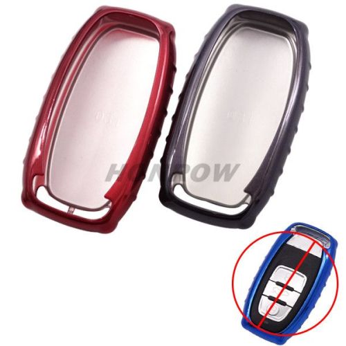For Audi TPU protective key case black color