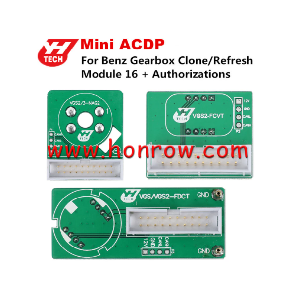 YANHUA Mini ACDP Module 16 For Benz Gearbox Clone/Refresh  VGS-FDCT/VGS2-FDCT 722.8 VGS2-FCVT 722.9 VGS2-NAG2 VGS3-NAG2