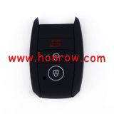 For Kia 3 button silicon case black