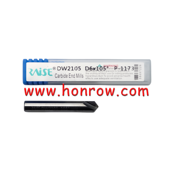 Raise 105 Degree Carbide Steel End Milling Cutter For Key Cutting Machine Drill Bit Parts Locksmith Tools DW2105