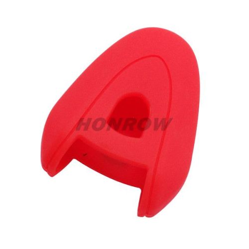 For Porsche 3 button silicon case Red color (MOQ: 50PCS)