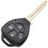 For To 4 button remote key balnk with To47 blade