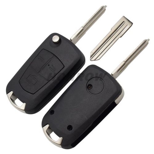 For Chev 3 button modified folding remote key blank