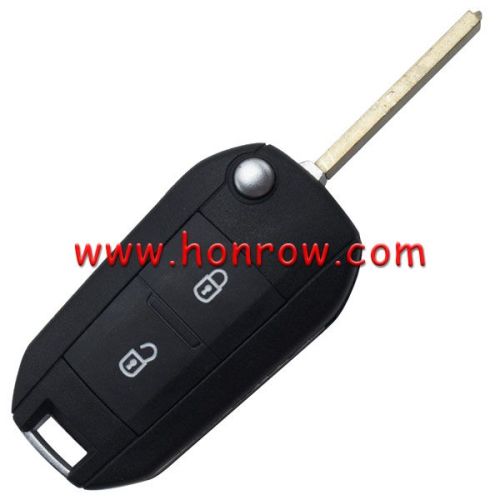 For Peu  2 button remote key blank with 307 Key blade