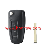 For Original Ford 3 Button remote key PCB board  with 433.92Mhz FSK ID63 80bit Chip  BK2T-15K601-AA/AB/AC A2C53435329 Original PCB+Aftermarket key shell